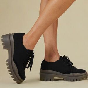 Vionic Ezrie Platform Heels Sneakers Black Size 9